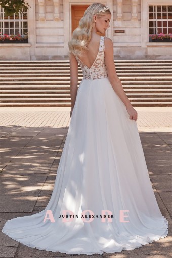 Adore by Justin Alexander 11226 Alessia #3 Ivory/Nude thumbnail