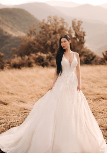 Disney Fairy Tale Weddings D415 Pocahontas #0 Champagne/Ivory/Nude thumbnail