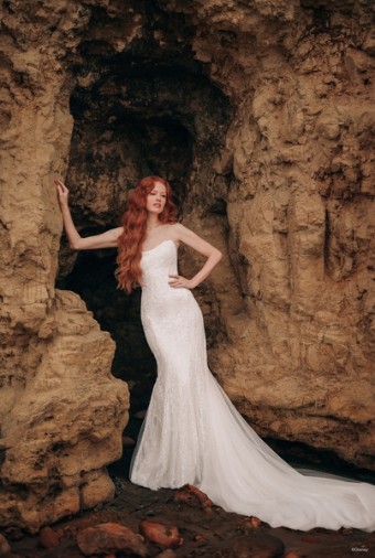 Disney Fairy Tale Weddings D410 Ariel #0 Ivory/Nude thumbnail