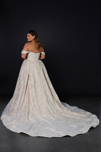 Martina Liana ML1823 #1 Ivory Organdy Jacquard thumbnail