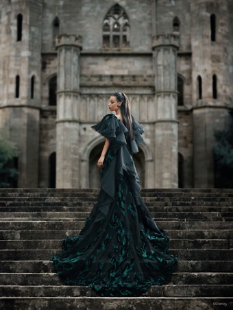 Disney Fairy Tale Weddings DVL11 Maleficent #7 Black/Green thumbnail