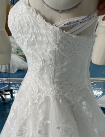 Madison James MJ1063L Gina - custom slit #9 Ivory thumbnail