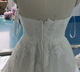 Madison James MJ1063L Gina - custom slit #7 Ivory thumbnail