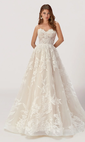 Madison James MJ1063L Gina - custom slit #1 Ivory thumbnail