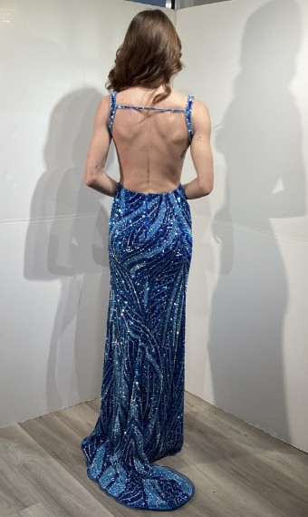Jovani 47793 #1 Peacock Multi thumbnail