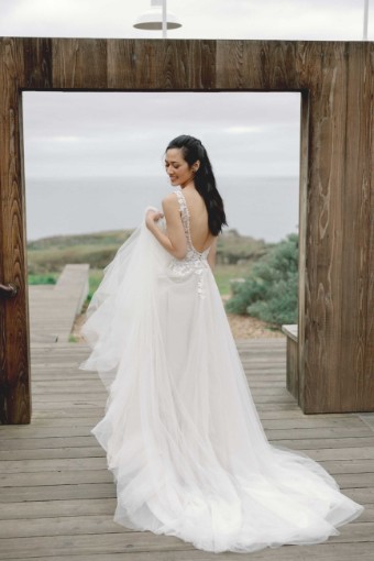 Adore by Justin Alexander 11418 Mira #10 Sand/Ivory/Latte thumbnail