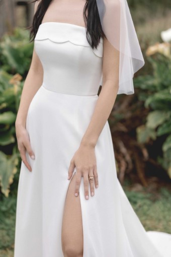 Adore by Justin Alexander 11419 Ondine #2 Ivory thumbnail
