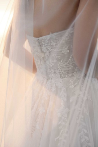 Adore by Justin Alexander 11424LND Salome #2 Ivory/Ivory thumbnail