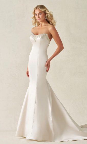 Allure Bridals A1411 #9 Champagne/Silver thumbnail