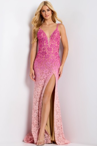 Jovani 43384 #0 Navy/Light Blue thumbnail