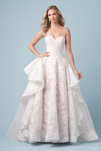 Disney Fairy Tale Weddings D466 Rapunzel #0 Ivory/Lavender thumbnail