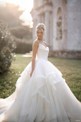 Disney Fairy Tale Weddings D463 Cinderella #2 Ivory/Platinum/Silver thumbnail