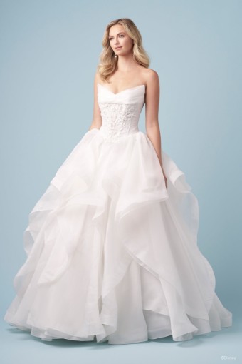 Disney Fairy Tale Weddings D463 Cinderella #7 Ivory/Platinum/Silver thumbnail