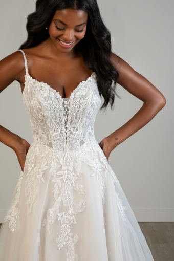 Stella York SY8293 #2 Ivory/Biscotti thumbnail