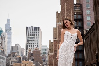 Madison James MJ1290W Claudia #4 Ivory/Nude thumbnail