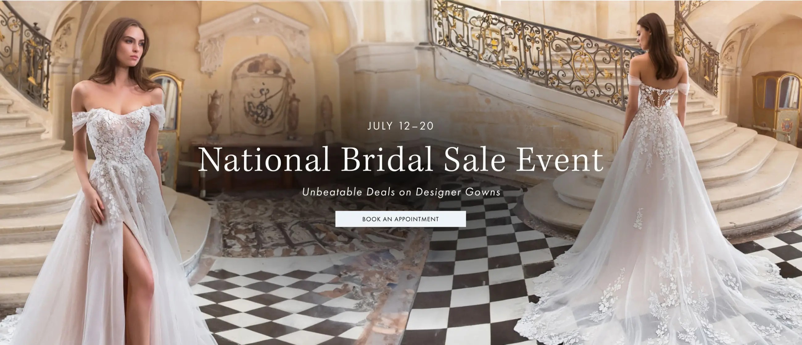 National Bridal Sale Event Desktop Banner