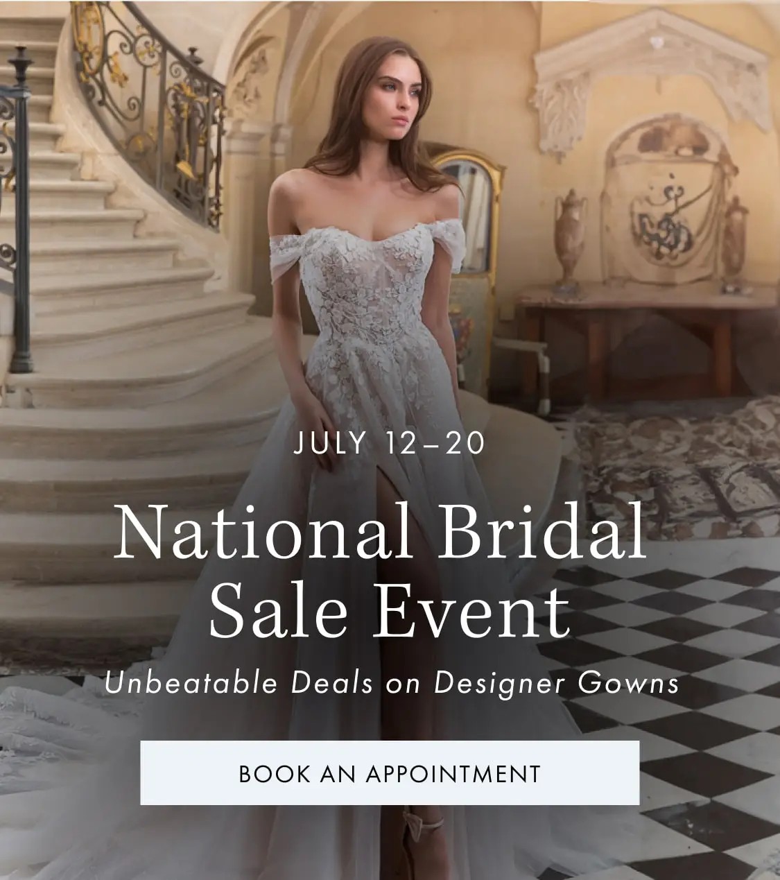 National Bridal Sale Event Mobile Banner