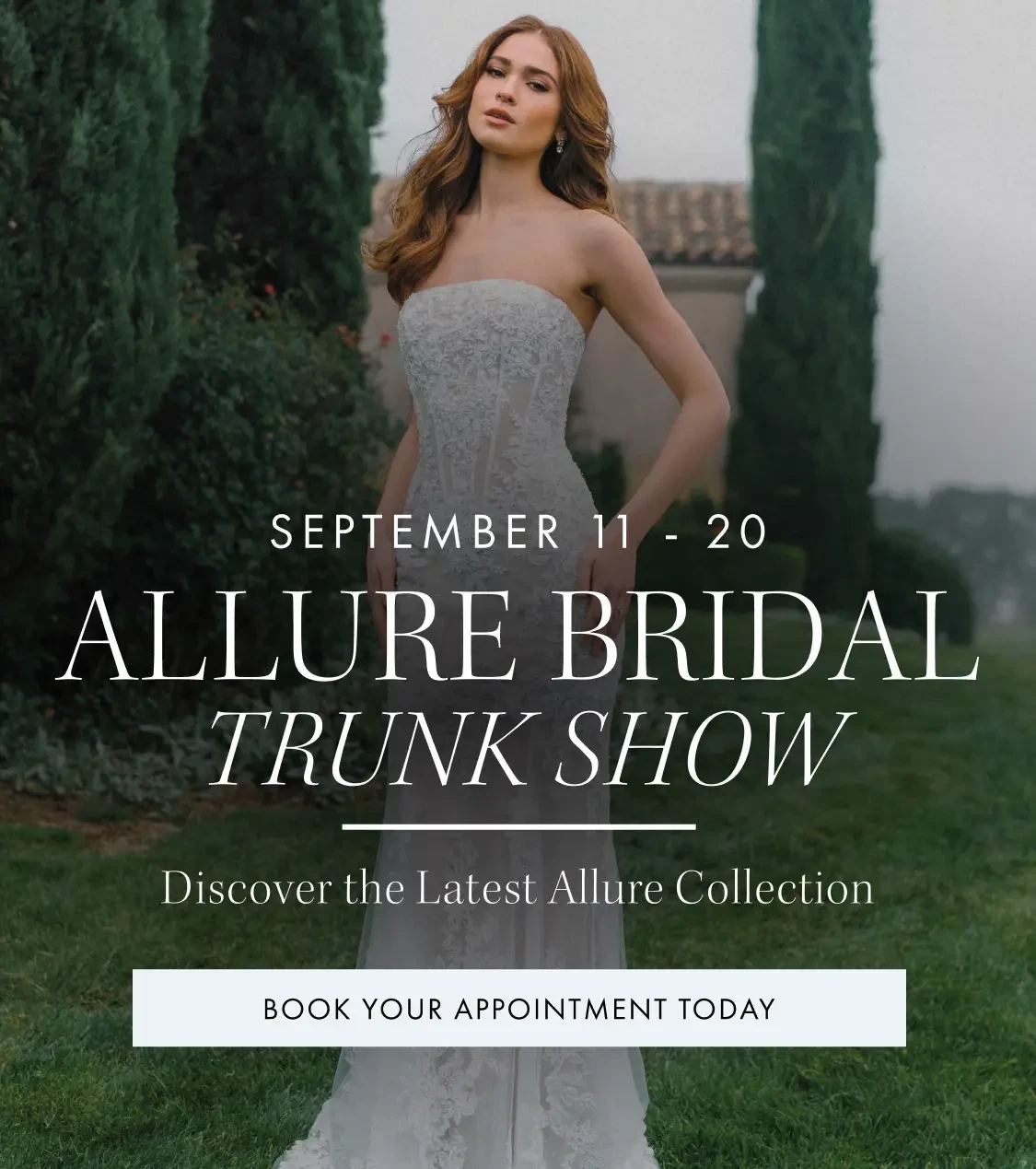 Allure Bridal Trunk Show Mobile Banner